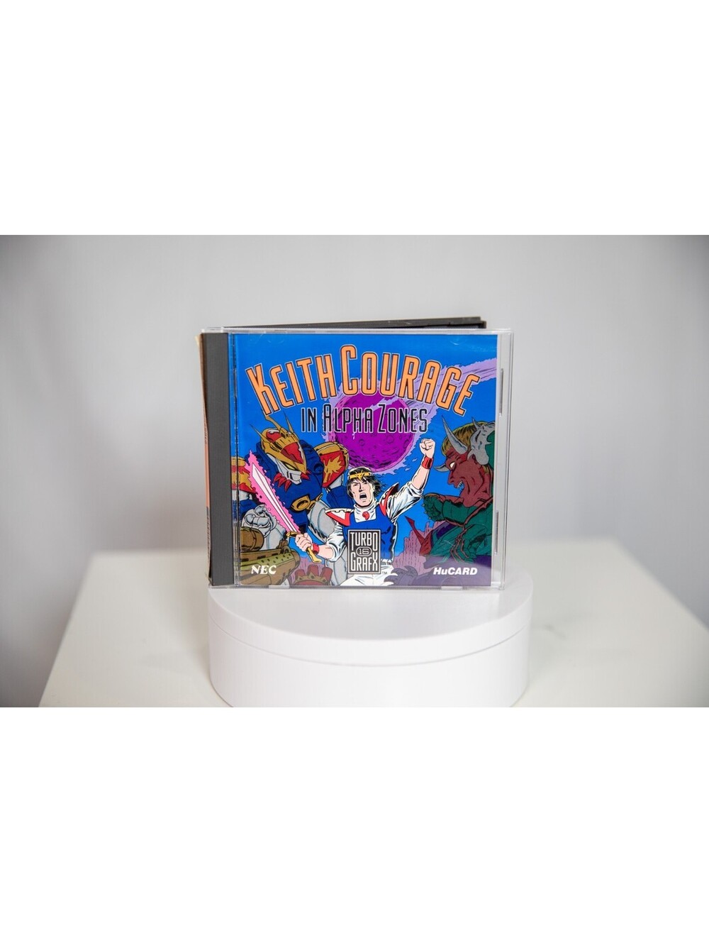 Keith Courage in Alpha Zones (TurboGrafx-16, 1989) Complete In Case Great Shape